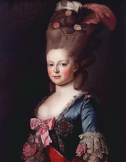Alexander Roslin Portrait of Sophie Dorothea of Werttemberg France oil painting art